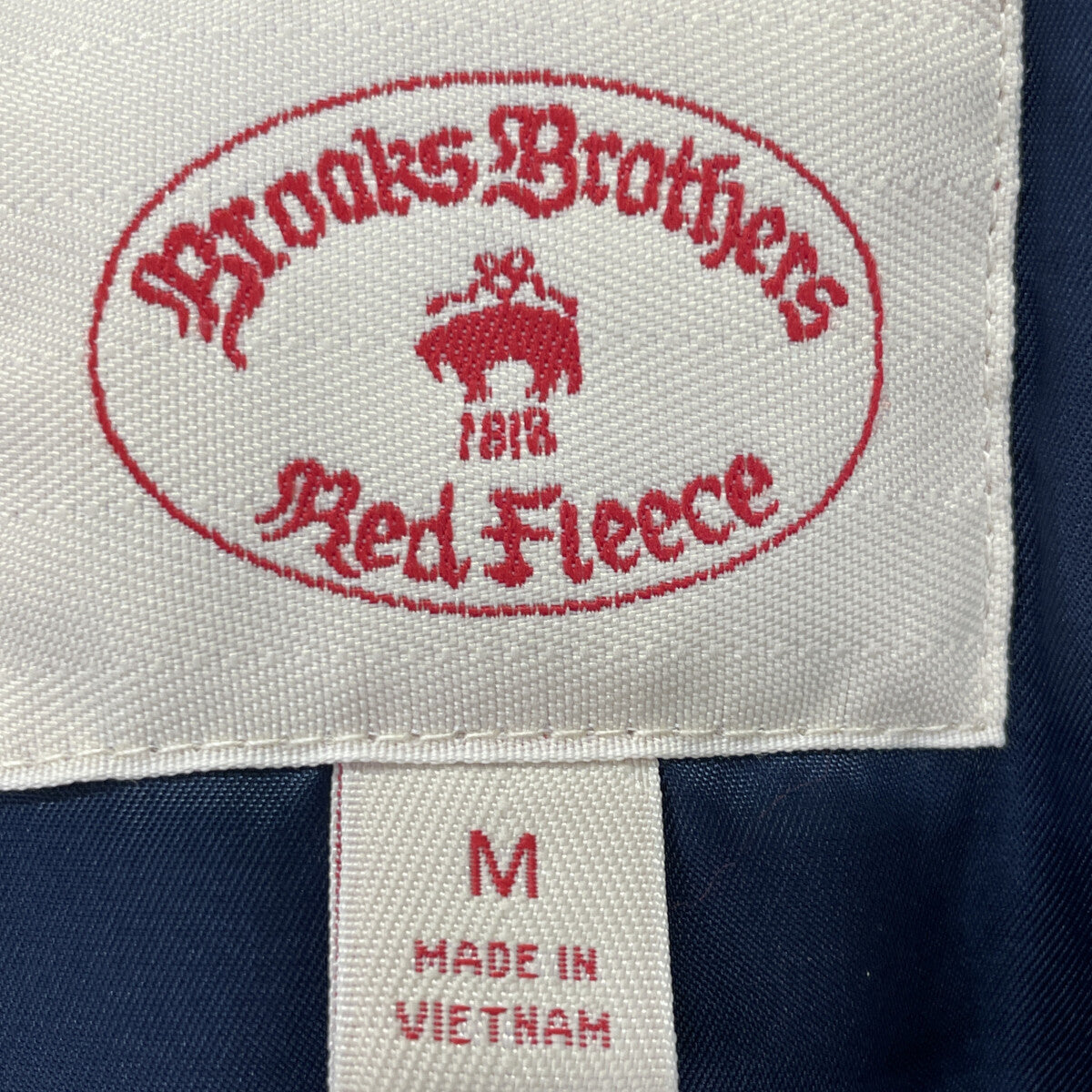 Brooks Brothers ブルックスブラザーズ ﾈｲﾋﾞｰ Thermore ﾀｰﾀﾝﾁｪｯｸ MA-1ﾀｲﾌﾟ ﾌﾞﾙｿﾞﾝ ジャケット M