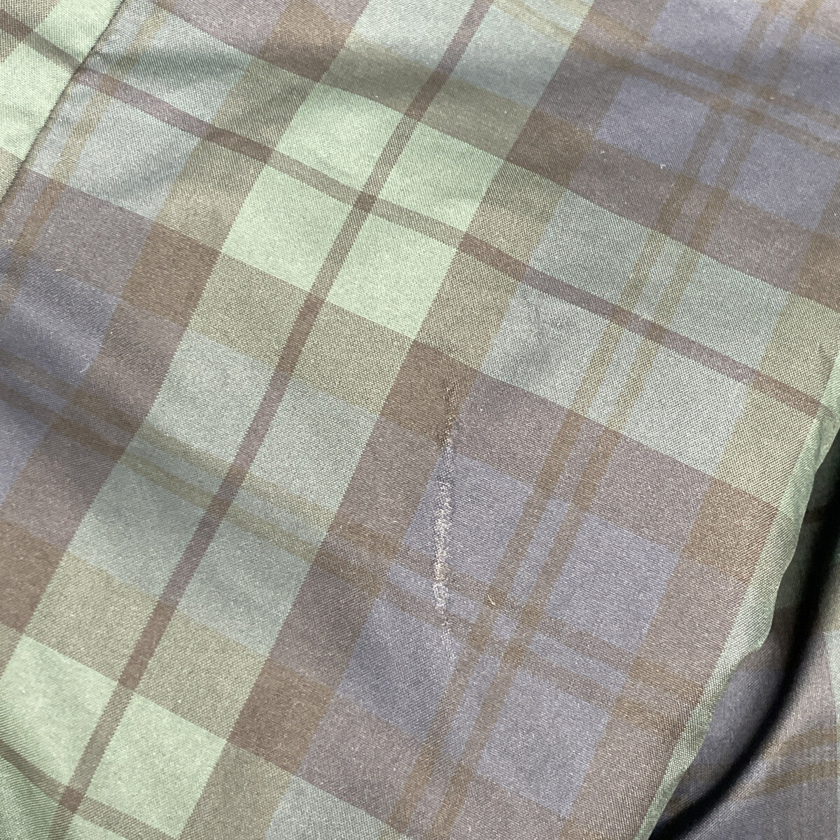 Brooks Brothers ブルックスブラザーズ ﾈｲﾋﾞｰ Thermore ﾀｰﾀﾝﾁｪｯｸ MA-1ﾀｲﾌﾟ ﾌﾞﾙｿﾞﾝ ジャケット M