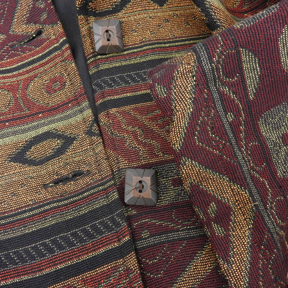 WHITE STAG ホワイトスタッグ 総柄 ゴブラン ジャケット レディース ブラウン系 XL ジャケット XL