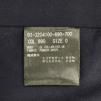 Theory セオリー 23年 ﾈｲﾋﾞｰ ﾉｰｶﾗｰｼﾞｬｹｯﾄ ジャケット 0