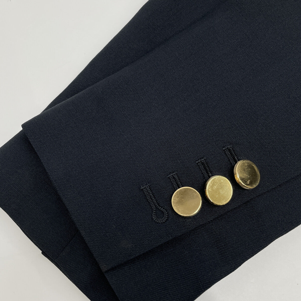 Theory セオリー ﾈｲﾋﾞｰ 金ﾎﾞﾀﾝ ﾃｰﾗｰﾄﾞｼﾞｬｹｯﾄ ジャケット 0