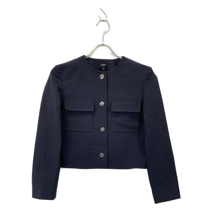 Theory セオリー 24年 ﾈｲﾋﾞｰ NEOTERIC TWILL LS PATCH ｼﾞｬｹｯﾄ ジャケット 0