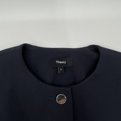 Theory セオリー 24年 ﾈｲﾋﾞｰ NEOTERIC TWILL LS PATCH ｼﾞｬｹｯﾄ ジャケット 0