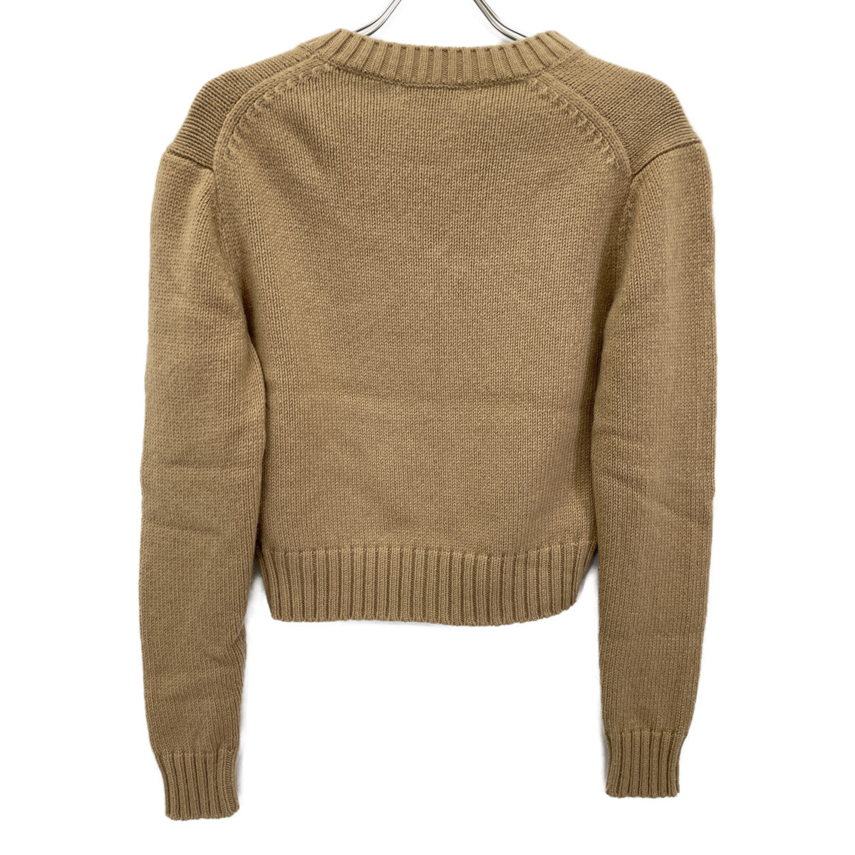 Theory セオリー 24年 ﾌﾞﾗｳﾝ ｶｼﾐﾔ混 ﾆｯﾄ トップス S