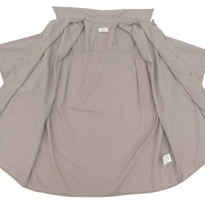 CIOTA シオタ 美品 Open Collar Short Sleeve Shirt トップス レディース グレー 3 SHLM-112-CR トップス 3