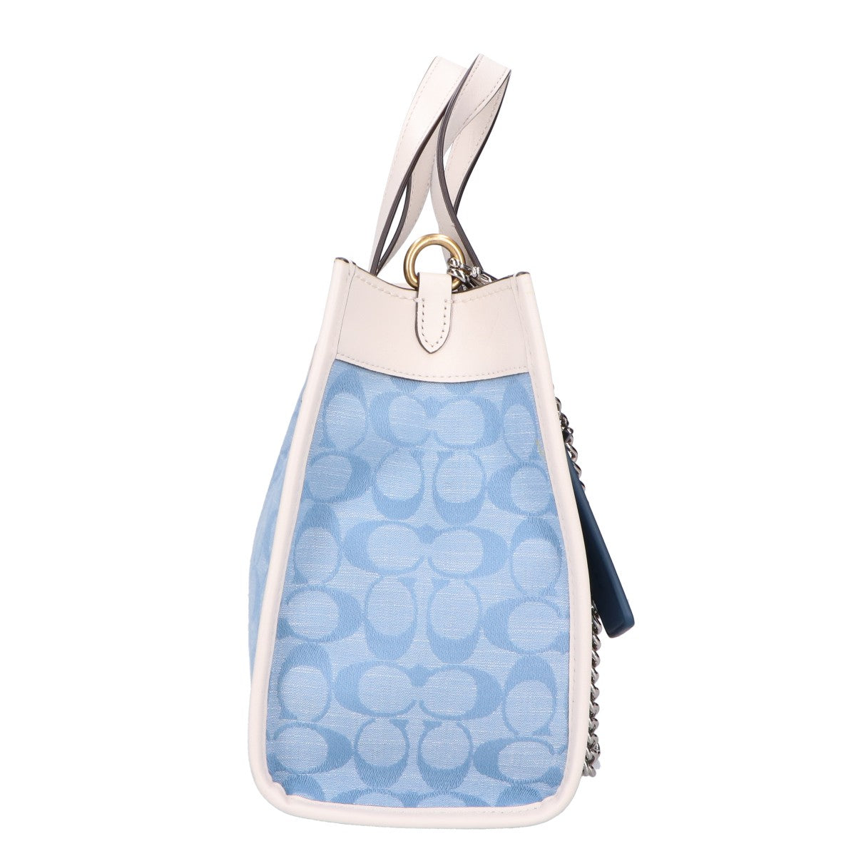 COACH コーチ C4692 フィールドトート22 シグネチャーシャンブレー 2WAYショルダー ハンドバッグ