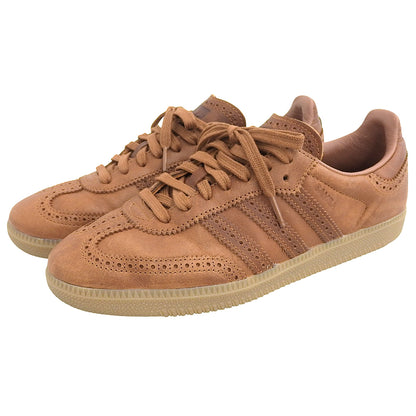 adidas アディダス サンバOG ブローグ ローカットスニーカー レザー シューズ メンズ ブラウン 26cm JI3232 シューズ 8(US)