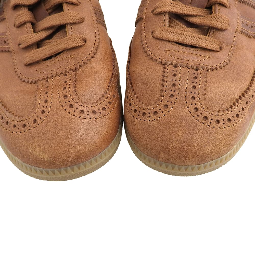 adidas アディダス サンバOG ブローグ ローカットスニーカー レザー シューズ メンズ ブラウン 26cm JI3232 シューズ 8(US)