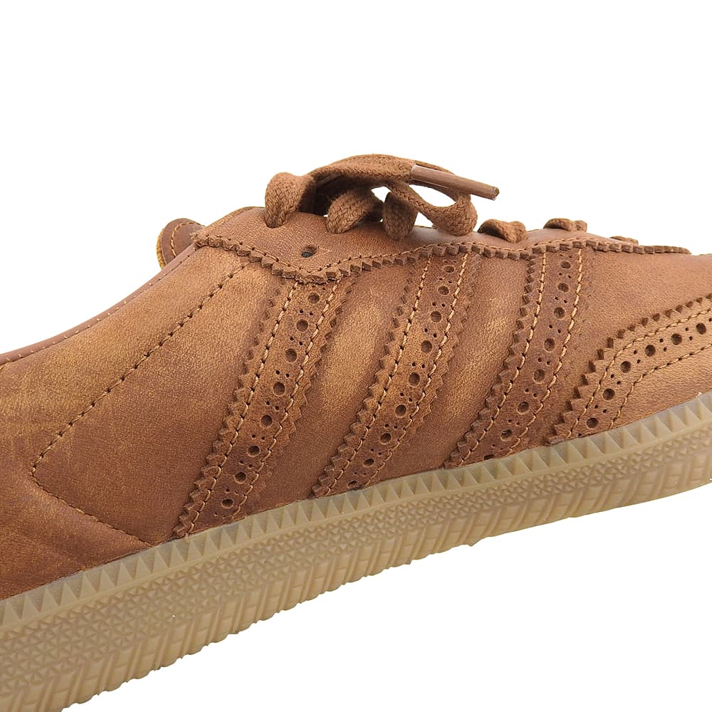 adidas アディダス サンバOG ブローグ ローカットスニーカー レザー シューズ メンズ ブラウン 26cm JI3232 シューズ 8(US)