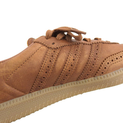 adidas アディダス サンバOG ブローグ ローカットスニーカー レザー シューズ メンズ ブラウン 26cm JI3232 シューズ 8(US)