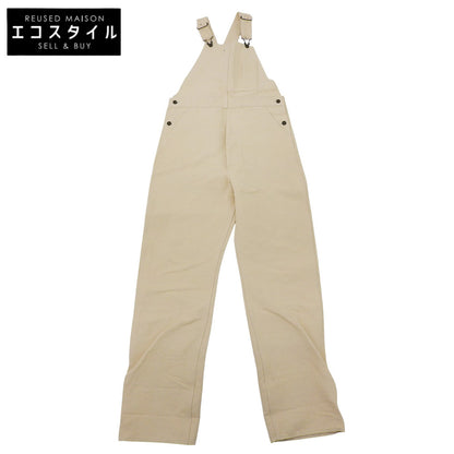 BELAFONTE ベラフォンテ 新品同様 コットン×リネン オーバーオール メンズ アイボリー M ボトムス M