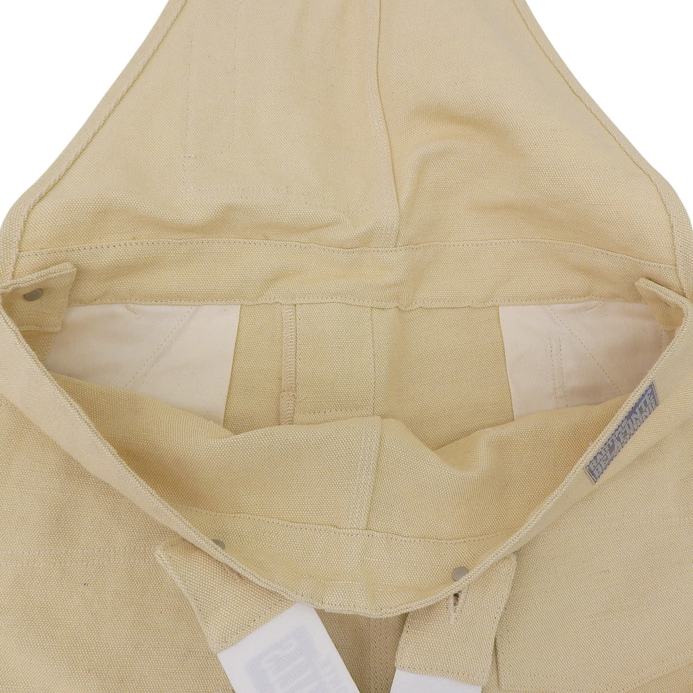 BELAFONTE ベラフォンテ 新品同様 コットン×リネン オーバーオール メンズ アイボリー M ボトムス M