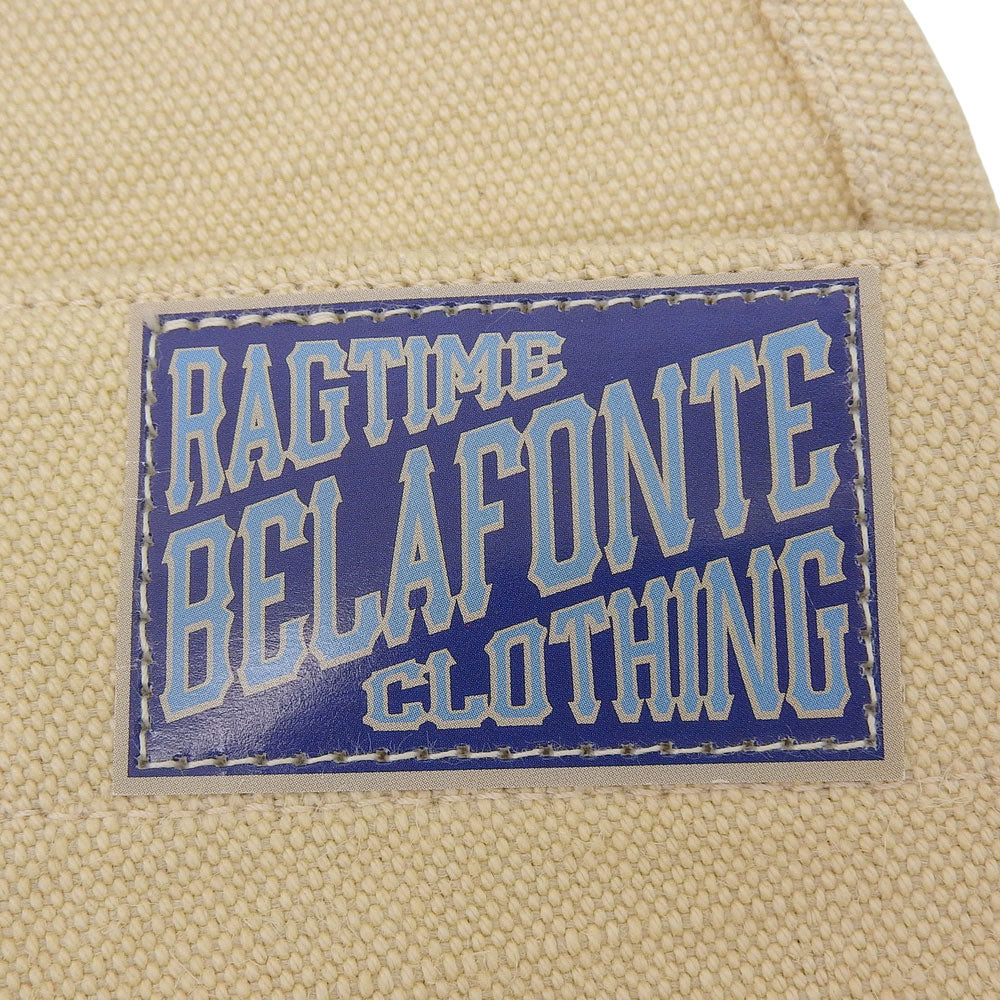 BELAFONTE ベラフォンテ 新品同様 コットン×リネン オーバーオール メンズ アイボリー M ボトムス M