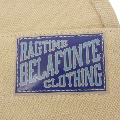 BELAFONTE ベラフォンテ 新品同様 コットン×リネン オーバーオール メンズ アイボリー M ボトムス M