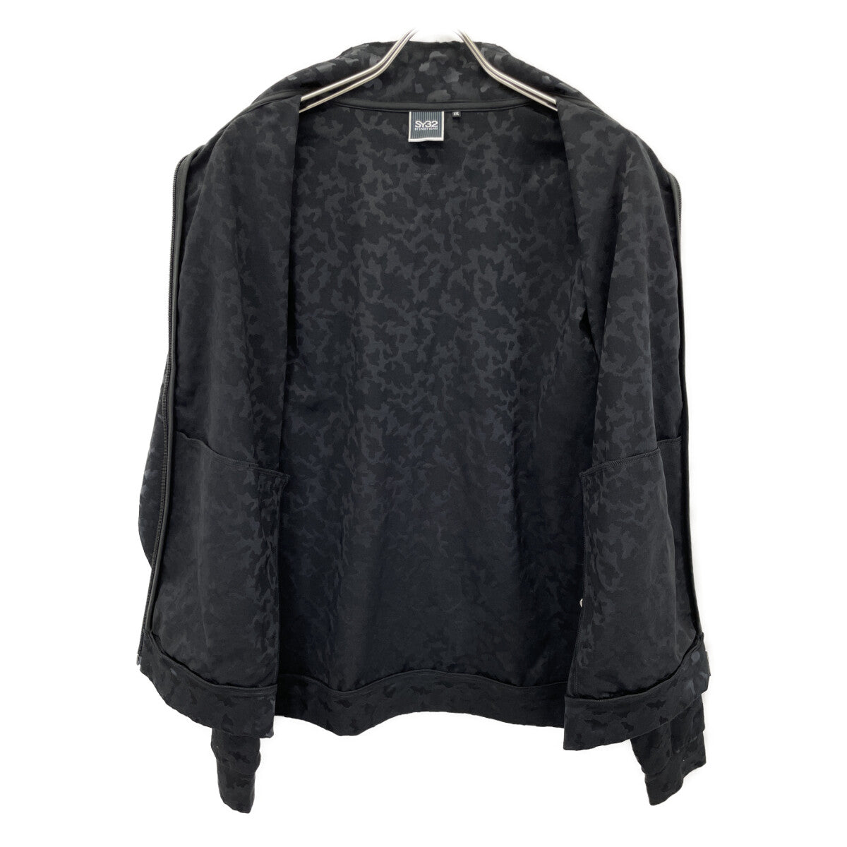 SY32 by SWEET YEARS エスワイサーティトゥーバイスウィートイヤーズ SYG-24A006ABS ﾌﾞﾗｯｸ ｽﾄﾚｯﾁ ｼﾞｬｶﾞｰﾄﾞｶﾓﾌﾗ ｼﾞｬｹｯﾄ ジャケット XXL
