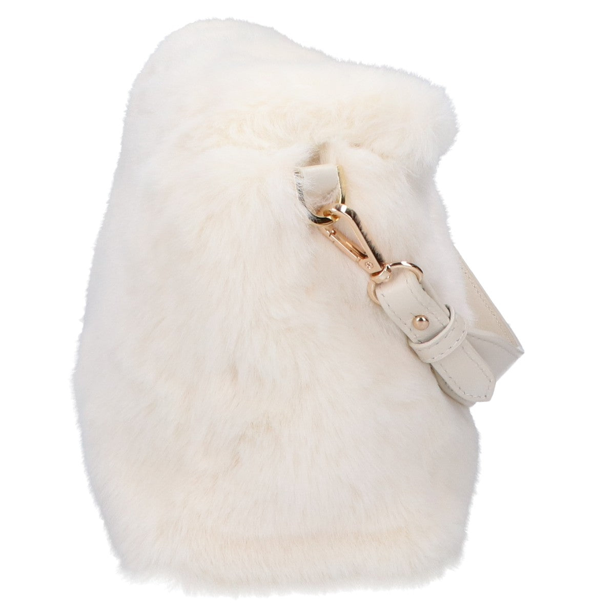 ANAYI アナイ 【新品同様】10232818190 フェイクファー フラップ 2WAYショルダー ハンドバッグ