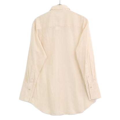 AURALEE オーラリー A24SS04OS HARD TWIST FINX ORGANDY STRIPE SHIRT トップス 0