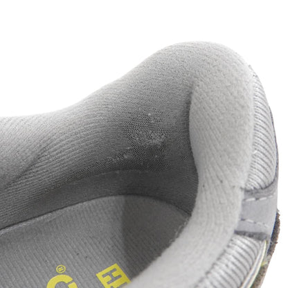 asics アシックス スエード ローカットスニーカー シューズ メンズ グレー×イエロー 27cm F460922 シューズ 9(US)