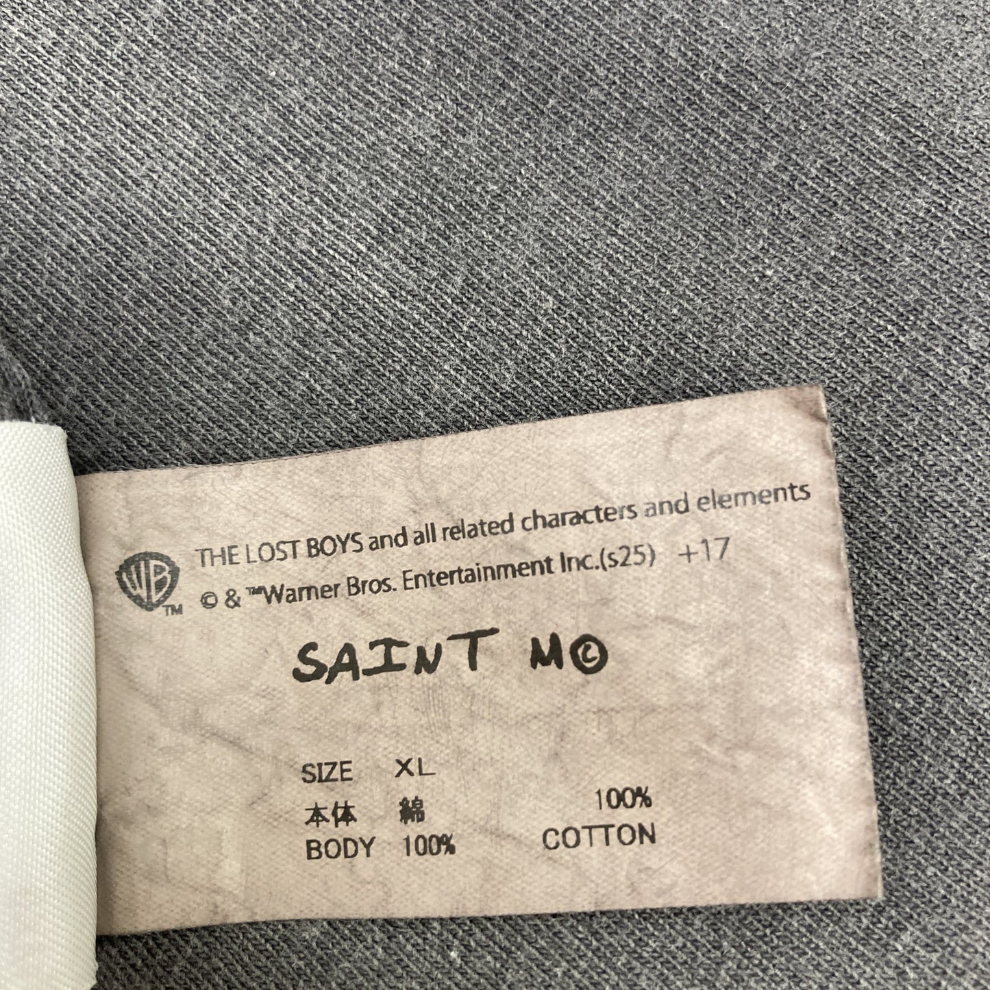 SAINT MICHAEL セントマイケル 25SS The Lost Boys ﾋｭｰﾏﾝﾌﾟﾘﾝﾄ Tｼｬﾂ トップス XL