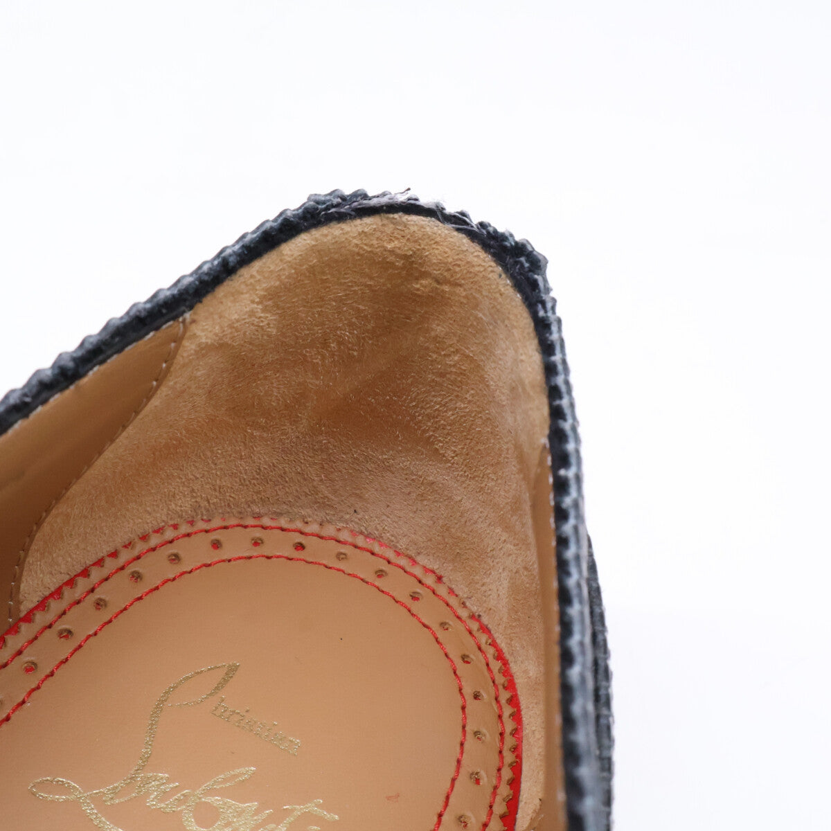 Christian Louboutin クリスチャンルブタン デニム×レザー SO CHARLES FLAT シューズ シューズ 40