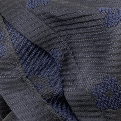 tricotCOMMEdesGARCONS トリココムデギャルソン TF-S013 20年製 ﾈｲﾋﾞｰ 花刺繍 変形ｽｶｰﾄ スカート M