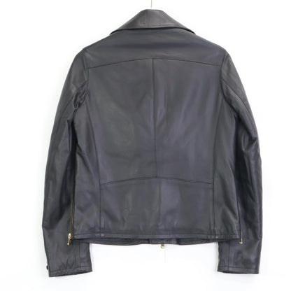 CINQUANTA チンクアンタ 2325-1-1118 ﾌﾞﾗｯｸ ﾗﾑﾚｻﾞｰ ﾀﾞﾌﾞﾙﾗｲﾀﾞｰｽｼﾞｬｹｯﾄ ジャケット 38