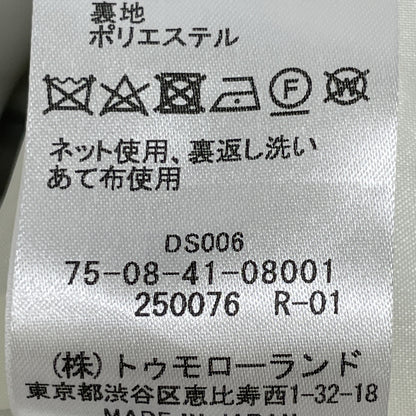 SOULEIADO ソレイアード 24SS ﾎﾟﾘｽﾃﾙﾚｰﾖﾝｼﾞｬｶｰﾄﾞ ﾉｰｶﾗｰｺｰﾄ コート 36