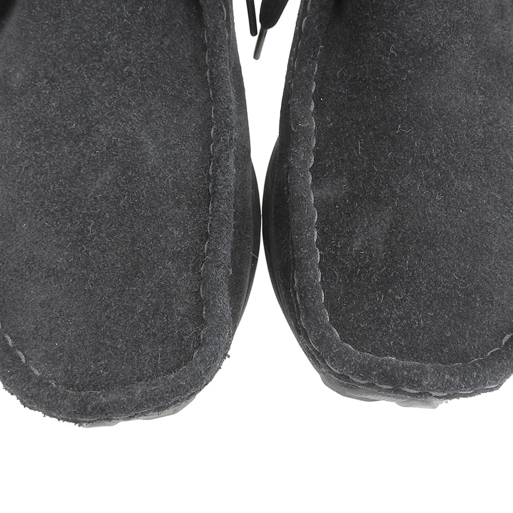 Clarks クラークス ワラビーエデンロー スエード シューズ メンズ ブラック 6 1/2 シューズ 6 1/2