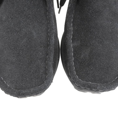 Clarks クラークス ワラビーエデンロー スエード シューズ メンズ ブラック 6 1/2 シューズ 6 1/2