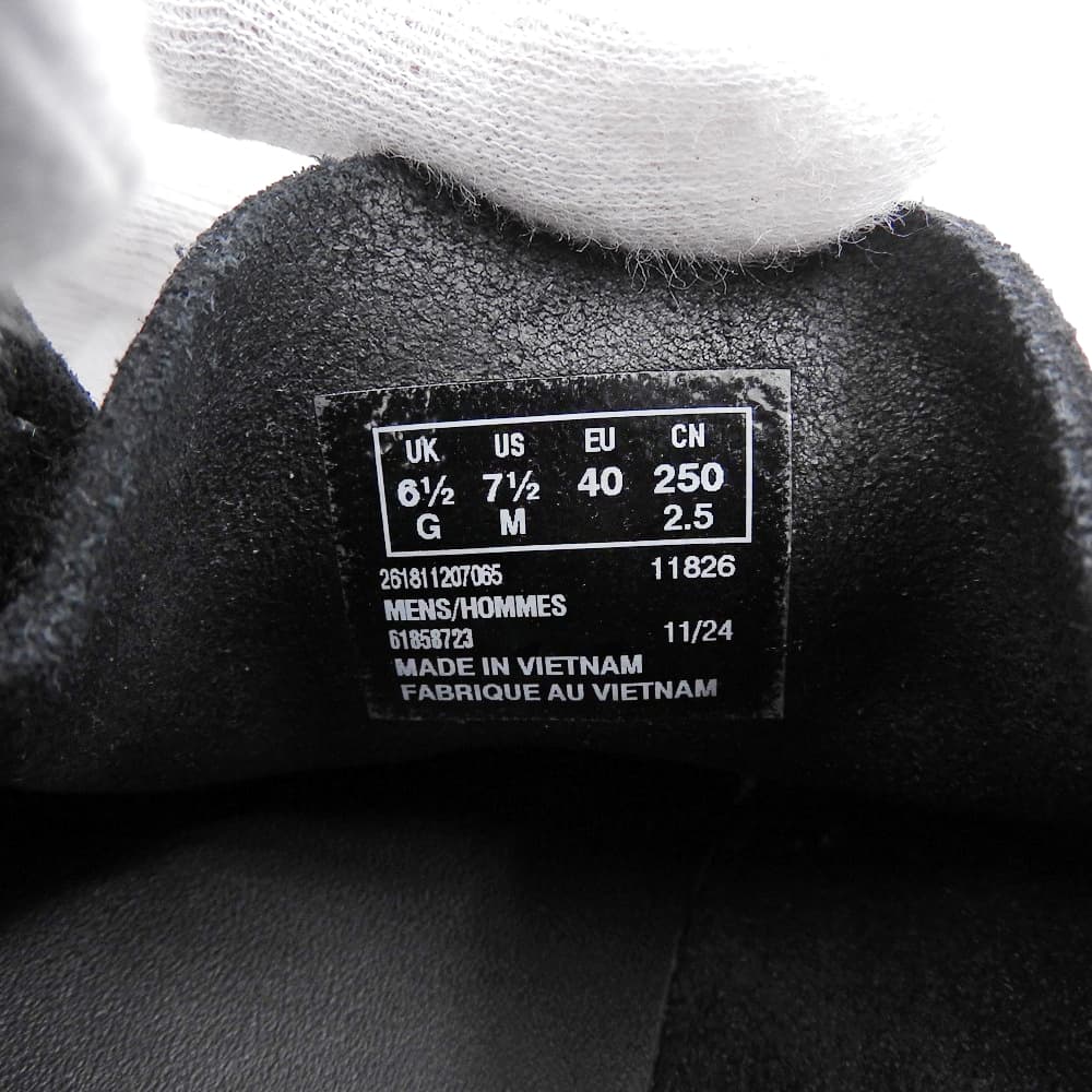 Clarks クラークス ワラビーエデンロー スエード シューズ メンズ ブラック 6 1/2 シューズ 6 1/2