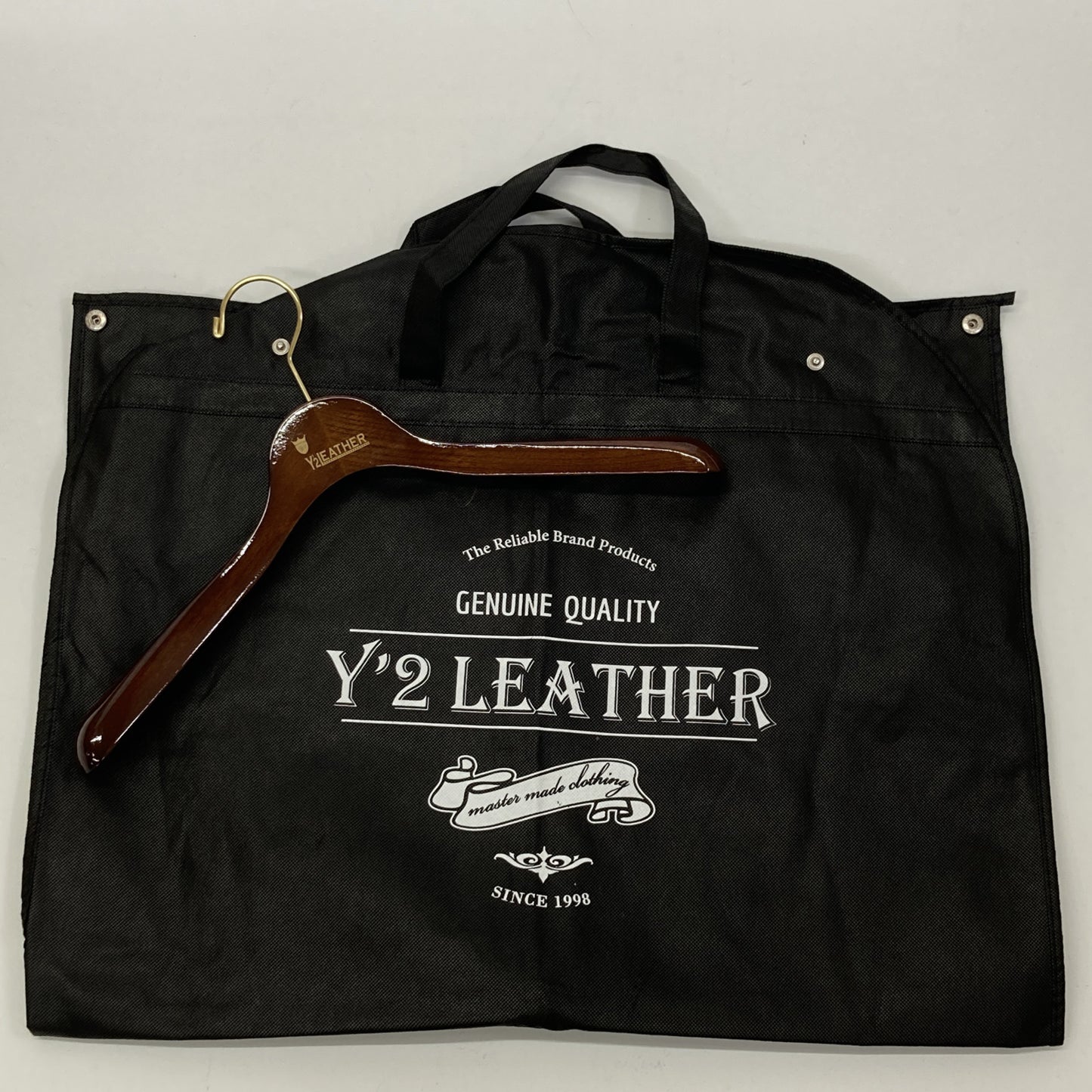 Y'2 LEATHER ワイツーレザー ﾌﾞﾗｯｸ ｶｰﾌ ﾀﾞﾌﾞﾙﾗｲﾀﾞｰｽｼﾞｬｹｯﾄ ジャケット 40