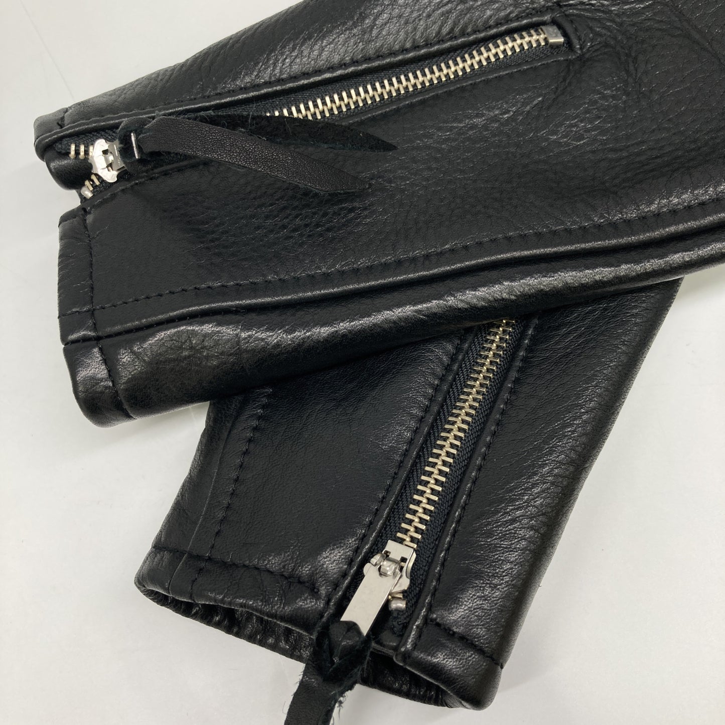 Y'2 LEATHER ワイツーレザー ﾌﾞﾗｯｸ ｶｰﾌ ﾀﾞﾌﾞﾙﾗｲﾀﾞｰｽｼﾞｬｹｯﾄ ジャケット 40