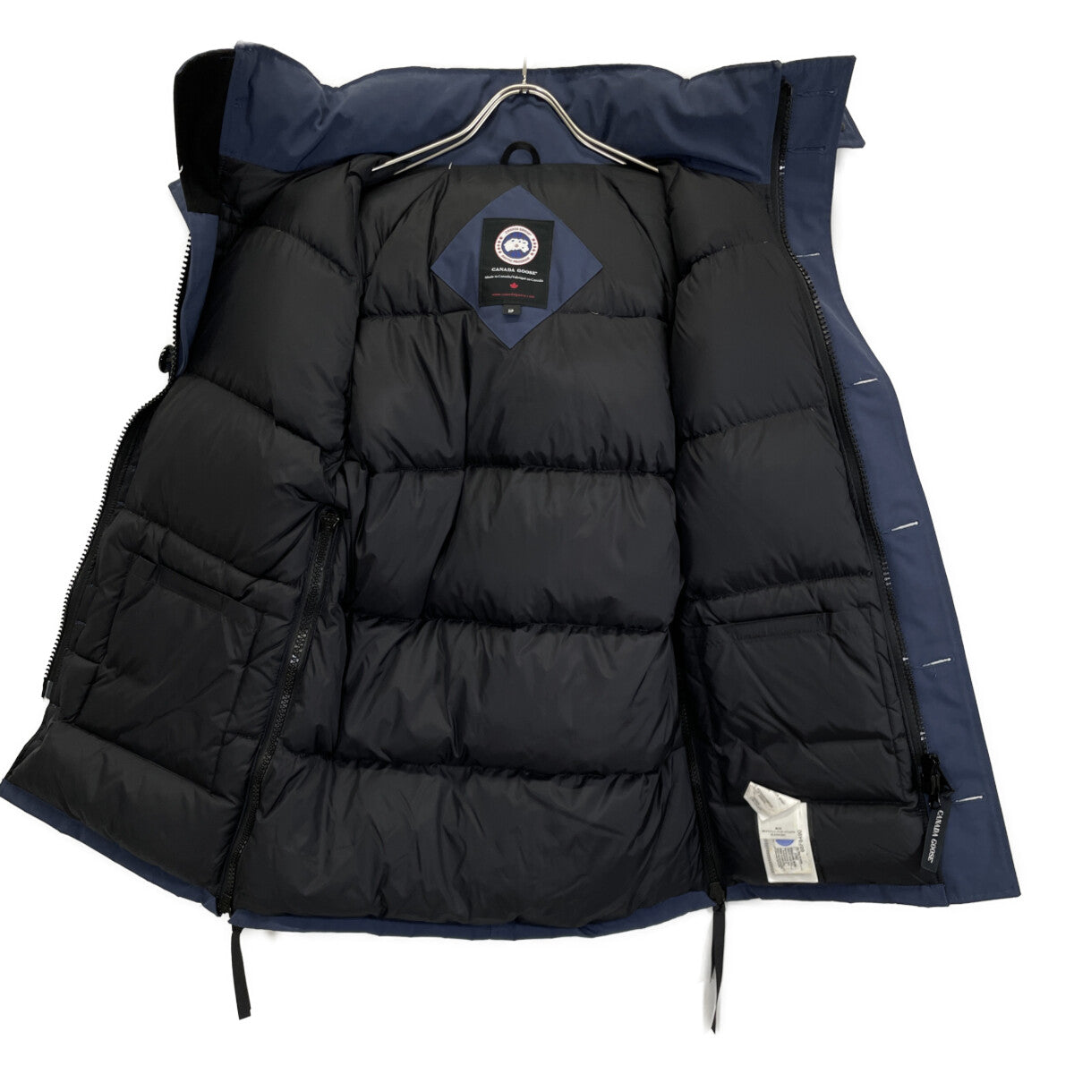CANADA GOOSE カナダグース 3346JM ﾈｲﾋﾞｰ ﾗﾝｸﾞﾚｰ ﾀﾞｳﾝｼﾞｬｹｯﾄ ジャケット S