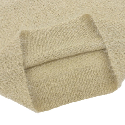 AURALEE オーラリー 未使用 BRUSHED SUPER KID MOHAIR KNIT トップス レディース ベージュ 1 A21AV03KM トップス 1