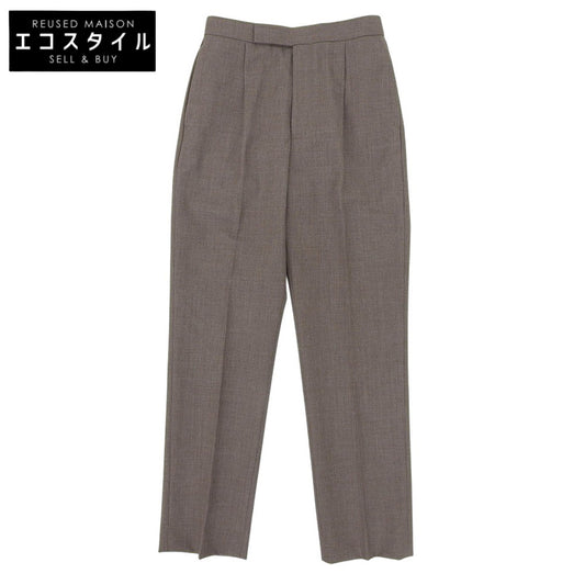 AURALEE オーラリー 未使用 BLUEFACED WOOL SLACKS ボトムス レディース ブラウン 1 A20AP05BH ボトムス 1