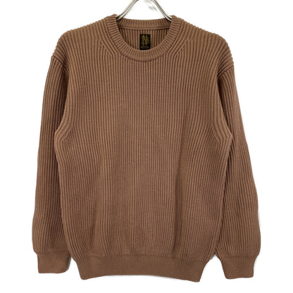 BATONER バトナー BN-21FW-028 ﾌﾞﾗｳﾝ ｳｰﾙ5ｹﾞｰｼﾞｼｸﾞﾆﾁｬｰ畦編み ﾓｯｸﾈｯｸ ﾆｯﾄ トップス 2