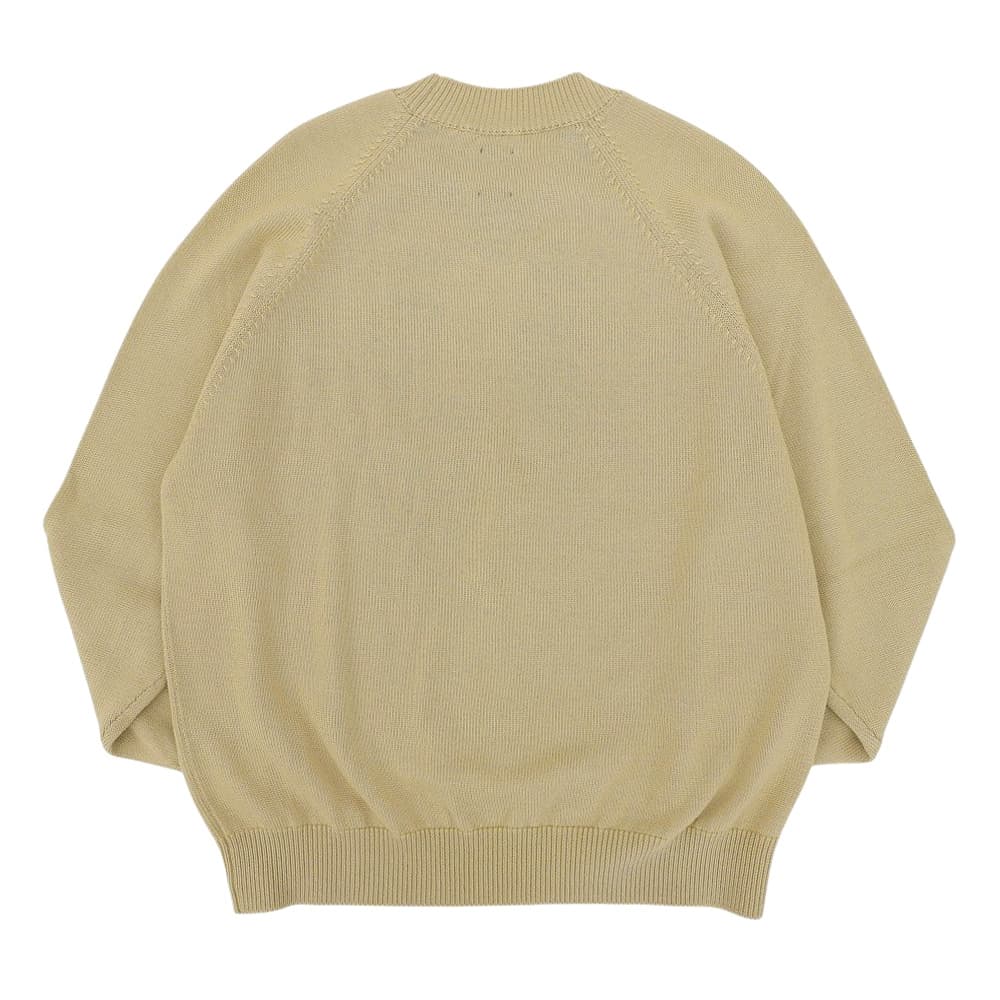 BATONER バトナー 未使用 エージング ラグランスリーブ クルーネック トップス レディース ウール ベージュ 2 BN-21FL-013 トップス 2