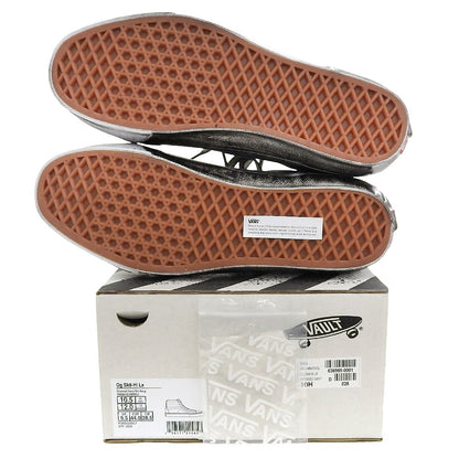 VANS バンズ 新品同様 Stressed Sk-8-Hi ハイカット スニーカー シューズ メンズ ブルー×ネイビー 28.5cm 507452 シューズ 10.5(US)