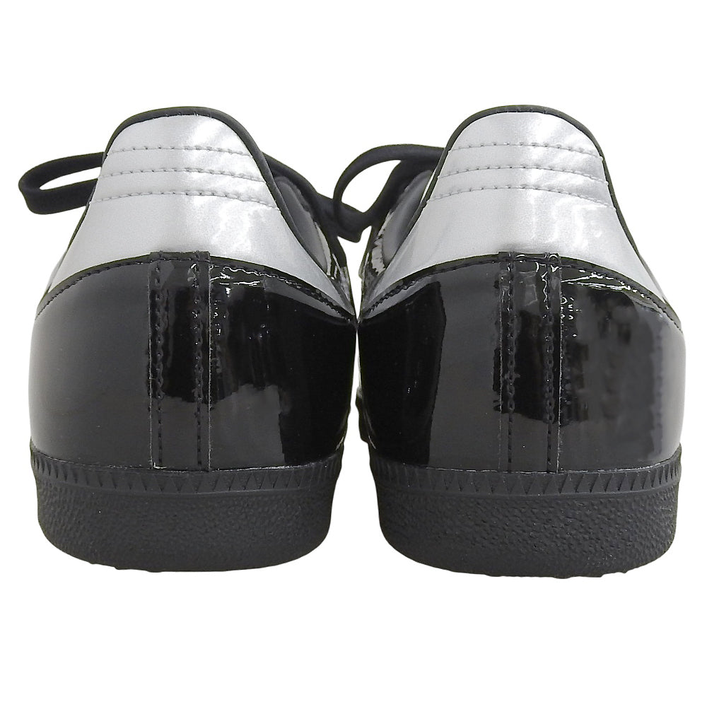 adidas アディダス 新品同様 メタリック サンバ スニーカー シューズ メンズ ブラック シルバー 28cm IH3364 シューズ 28
