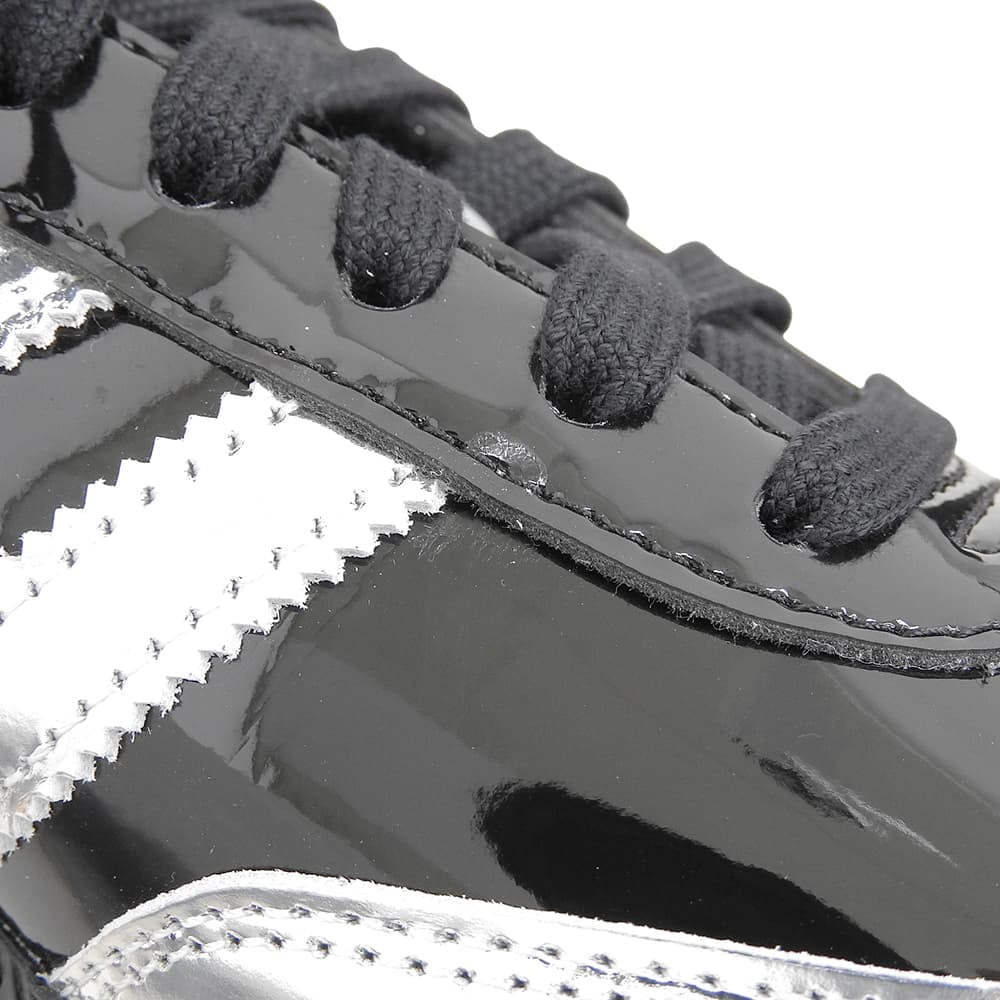 adidas アディダス 新品同様 メタリック サンバ スニーカー シューズ メンズ ブラック シルバー 28cm IH3364 シューズ 28