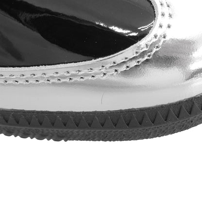 adidas アディダス 新品同様 メタリック サンバ スニーカー シューズ メンズ ブラック シルバー 28cm IH3364 シューズ 28