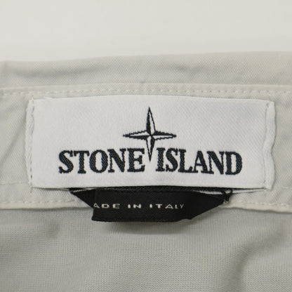 STONE ISLAND ストーンアイランド 【国内正規】661523765 ワンポイント刺繍 ロングスリーブ ポロシャツ/ トップス M