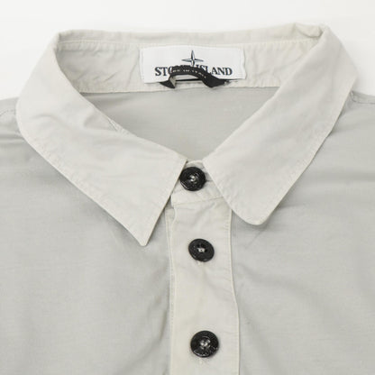 STONE ISLAND ストーンアイランド 【国内正規】661523765 ワンポイント刺繍 ロングスリーブ ポロシャツ/ トップス M