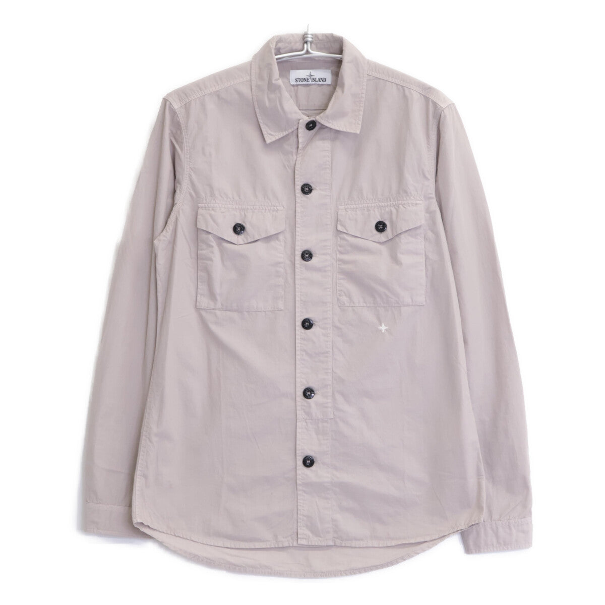 STONE ISLAND ストーンアイランド 671511101 ワンポイント刺繍 シャツ トップス M