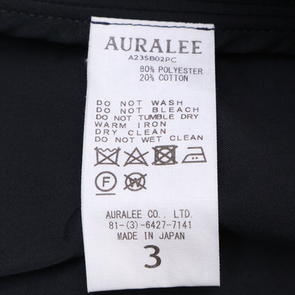 AURALEE オーラリー 新品未使用 A23SB02PC HIGH DENSITY COTTON POLYESTER CLOTH HOODED BLOUSON コート 38