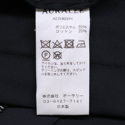 AURALEE オーラリー 新品未使用 A23SB02PC HIGH DENSITY COTTON POLYESTER CLOTH HOODED BLOUSON コート 38