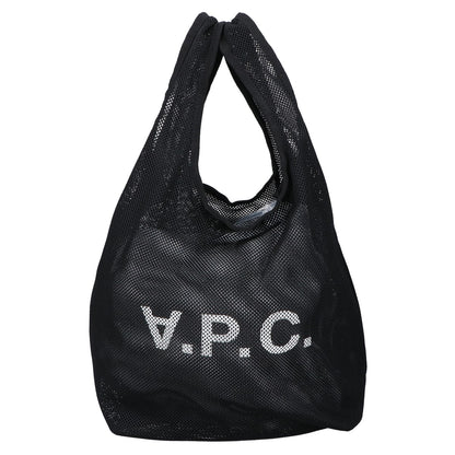 A.P.C. アーペーセー ロゴ入り メッシュ トートバッグ