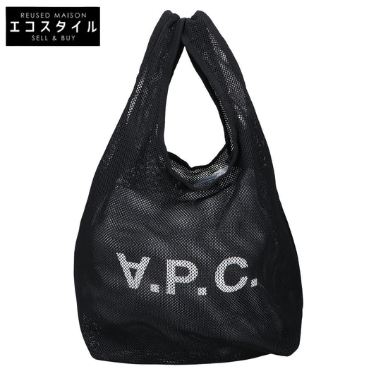 A.P.C. アーペーセー ロゴ入り メッシュ トートバッグ
