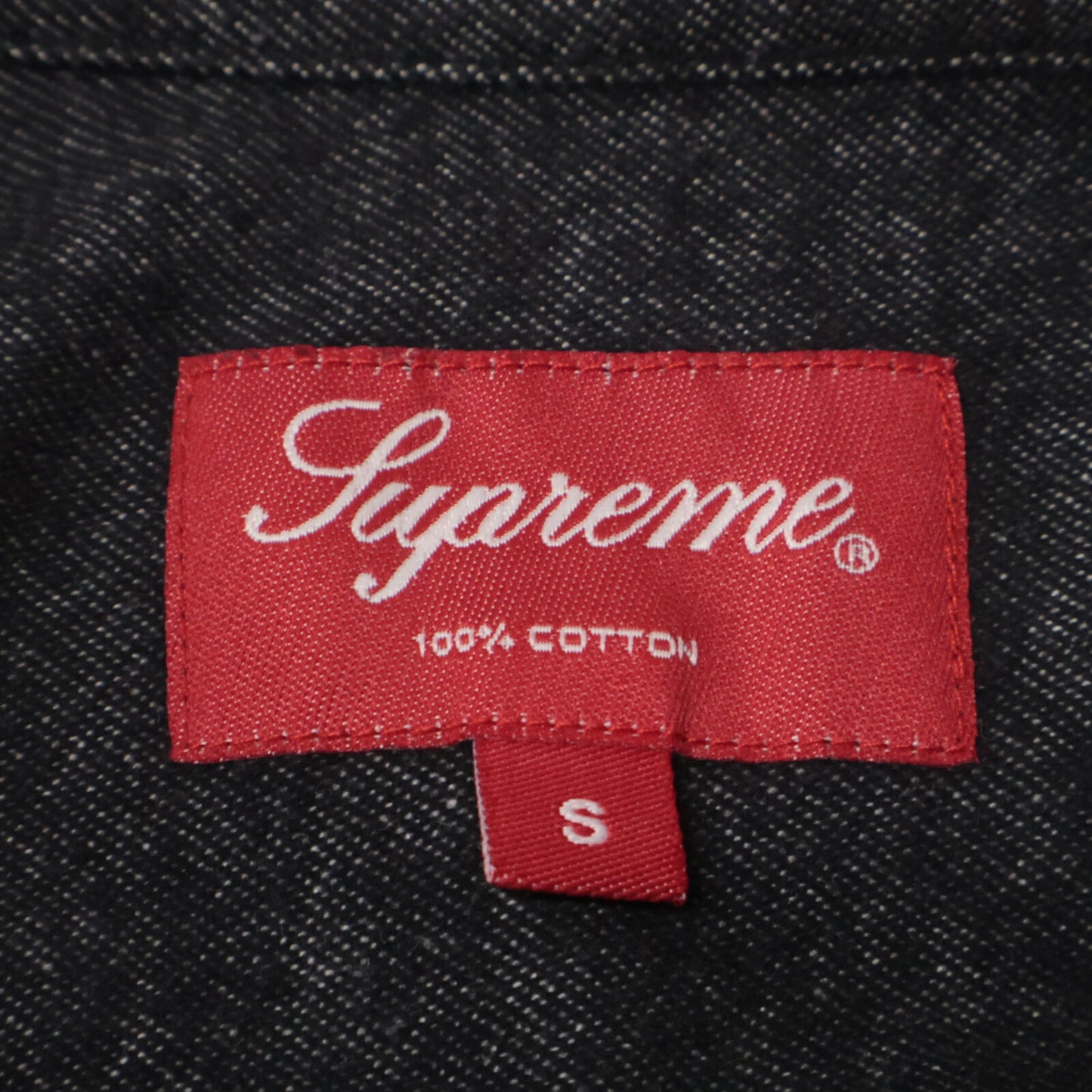 Supreme シュプリーム コットン ロングスリーブシャツ トップス S