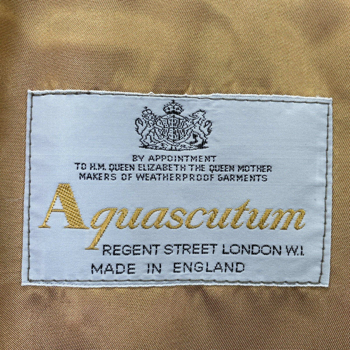 Aquascutum アクアスキュータム ﾍﾞｰｼﾞｭ ｽﾃﾝｶﾗｰｺｰﾄ コート 表記なし